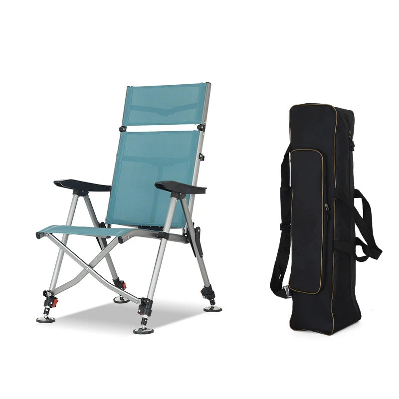 Multifunctional Portable Outdoor Travel Camping Hiking Tools Aluminum Alloy Foldable Fishing Chair