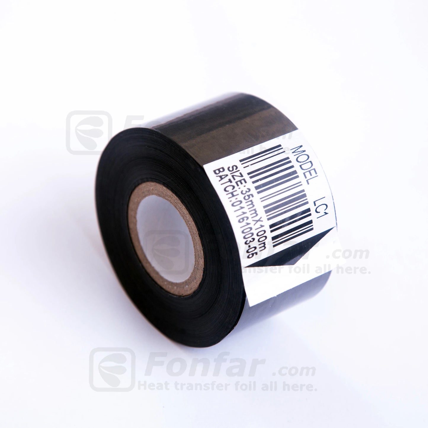 LC1 Black Hot Gold Foil 35mm*100m Validity Coded with Printer Supplies for Plastic Packaging Bag's Production Date Print