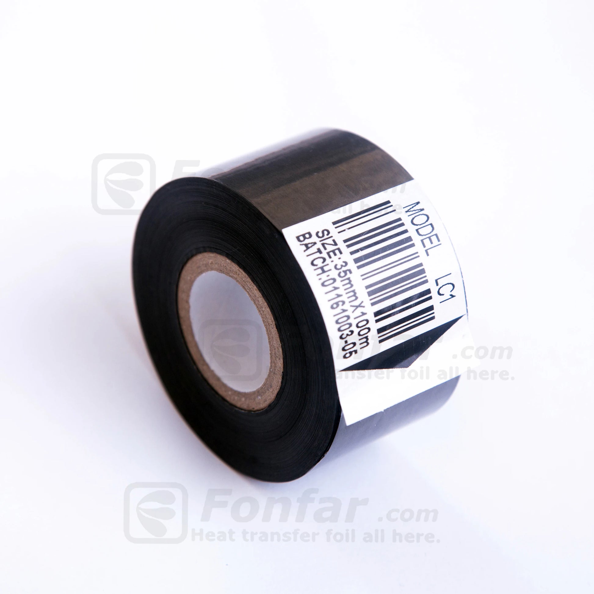 LC1 Black Hot Gold Foil 35mm*100m Validity Coded with Printer Supplies for Plastic Packaging Bag's Production Date Print