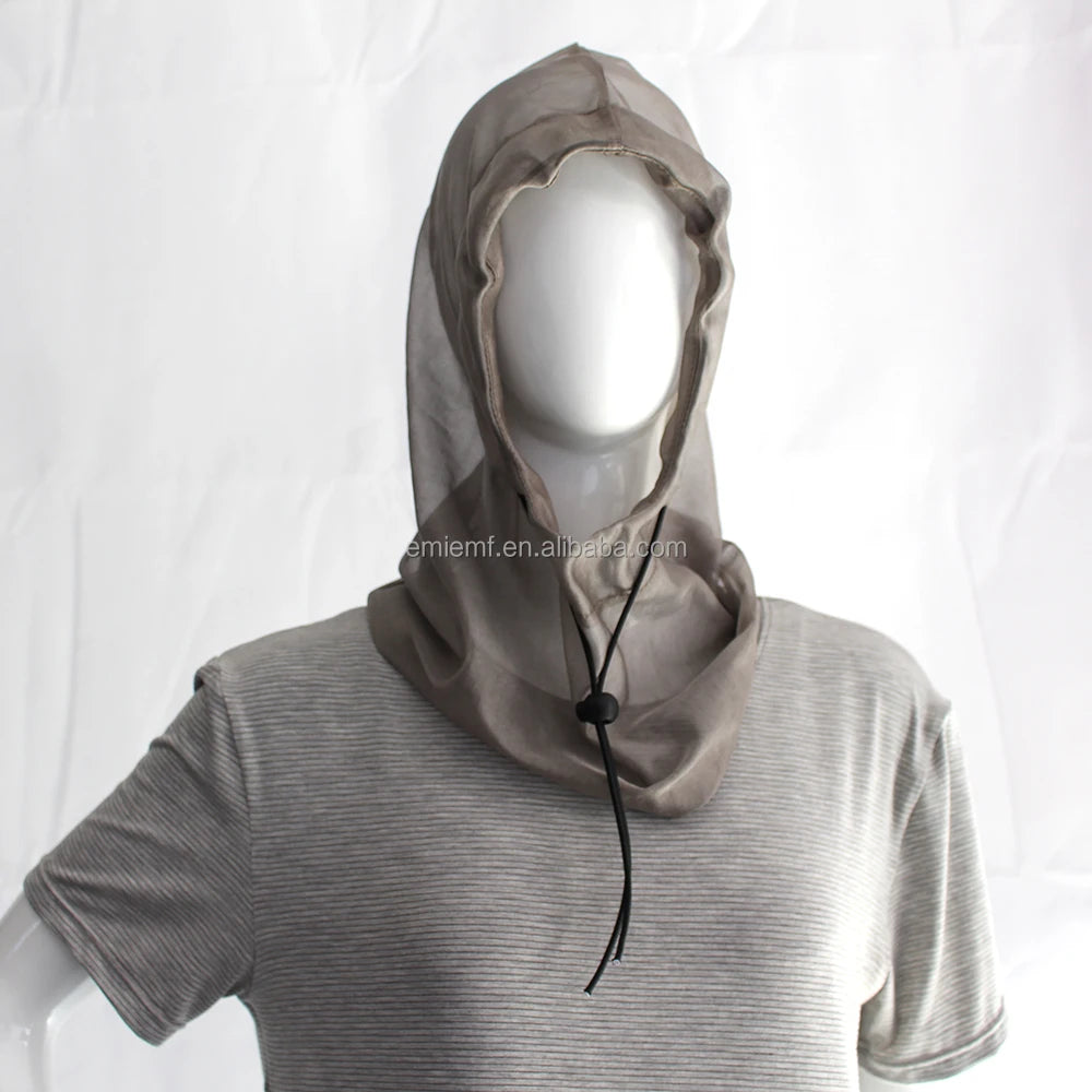 BLOCK EMF Hoodie Hat Anti Radiation Fabric EMI and RF Shielding EMF Hat
