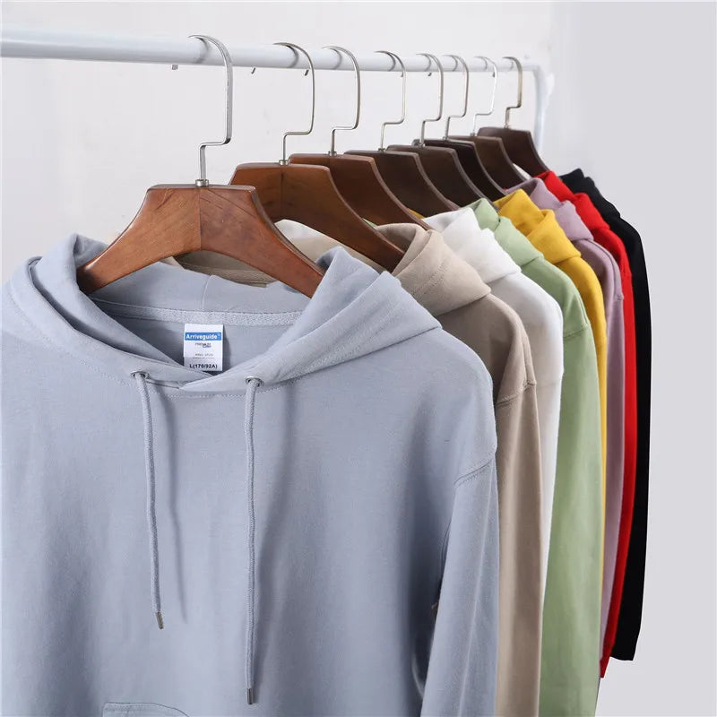 Wholesale New Super Soft Fleece 400GSM Thick Unisex Pullover Hoodie