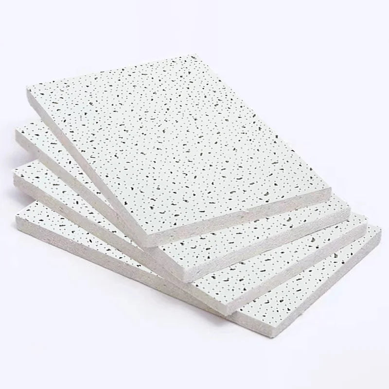 Kente Modern Square 2*2 High Quality Eco Friendly Fireproof Smoke Prevention Damp Resistant Heat Insulation Mineral Fiber Boa