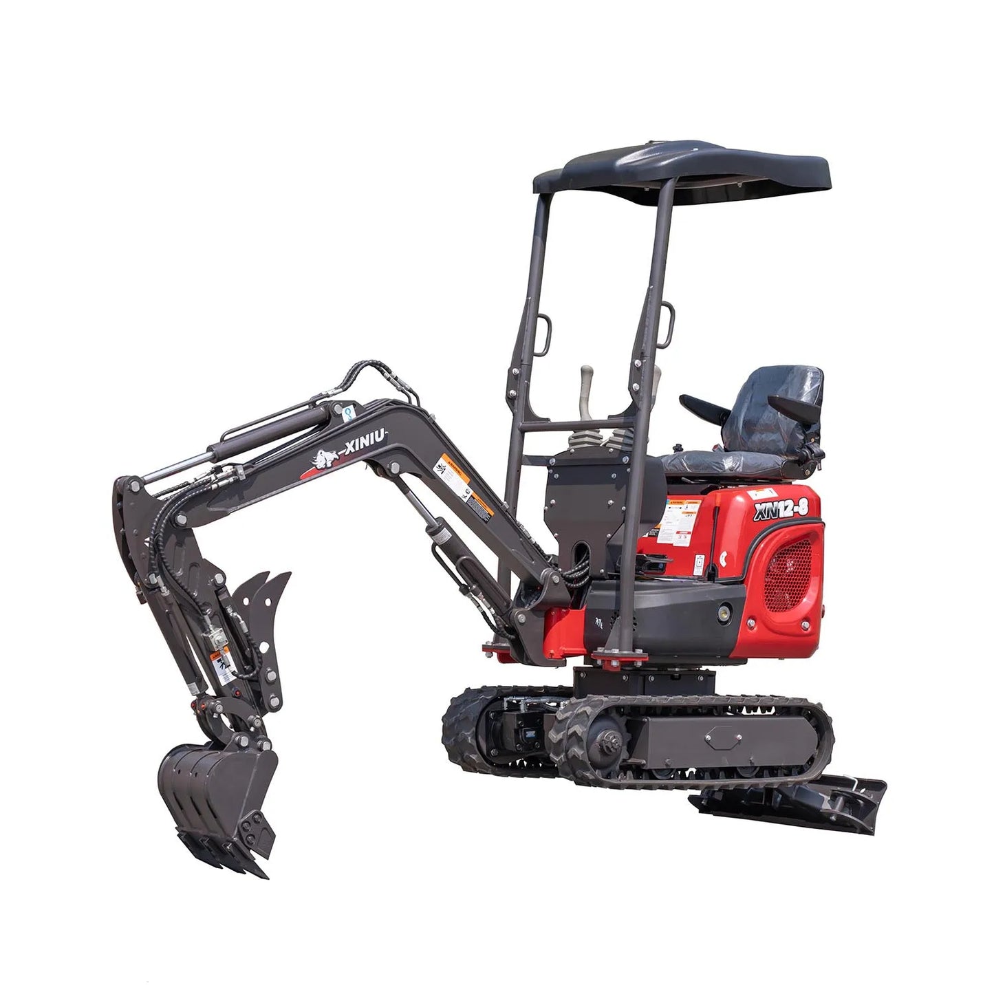 Rhinoceros Xn12-8 1.2t Crawler Mini Excavator with Engine Pump & Gear-High Efficiency Earth-moving Machinery