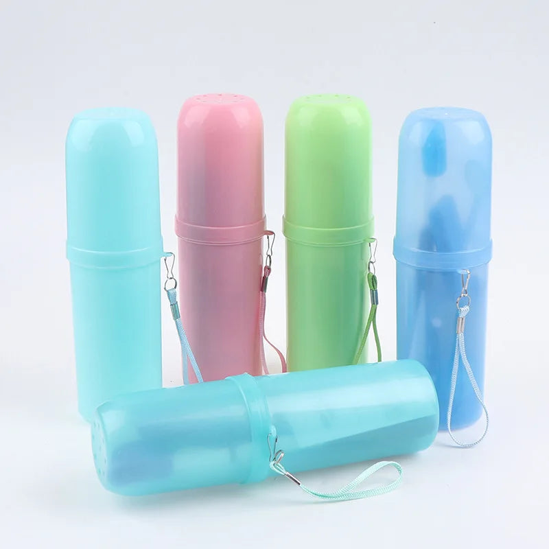 Portable Empty Toothbrush Box Eco Friendly Toothbrush Case Outdoor Portable Travel Environmental Protection Box for Family