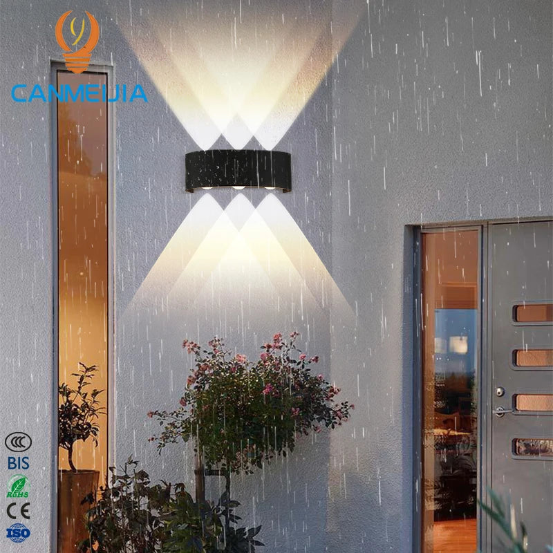 6W Modern up and Down Outdoor Sconce Lamp Led Fixtures Wall Light LedIndoor Wall LightWall Light Decorative