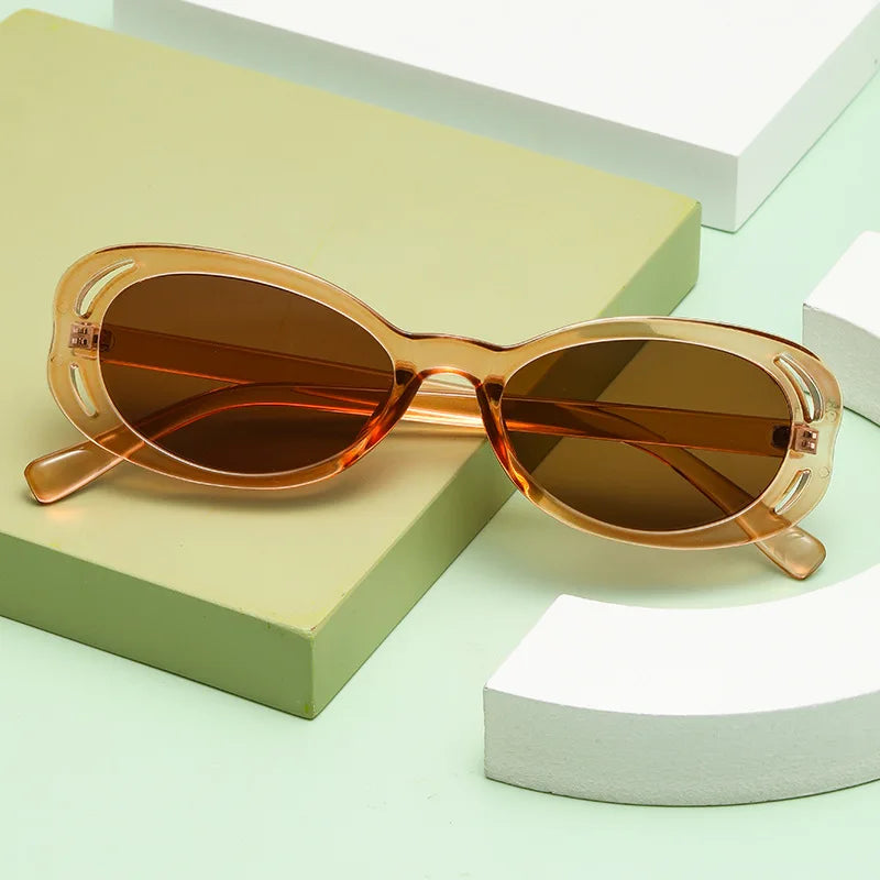 2024 New Arrivals Quality Pc Sun Glasses Designer Fashion Oval Face  Sunglasses Women