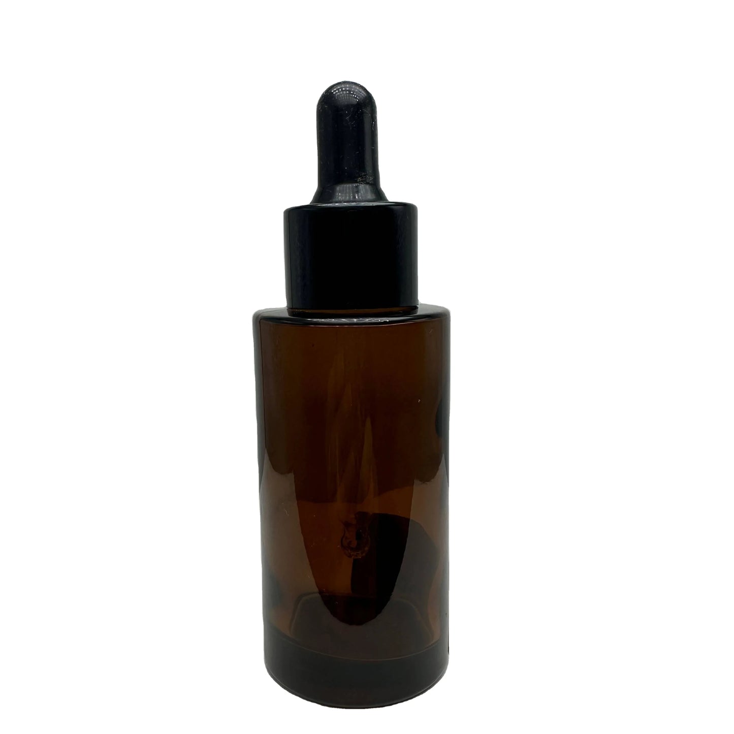 New Arrival  Amber Bottles 40ml Cosmetic Serum Lotion Pump Bottle Glass Cream Bottles Amber Glass Jars for Face Cream