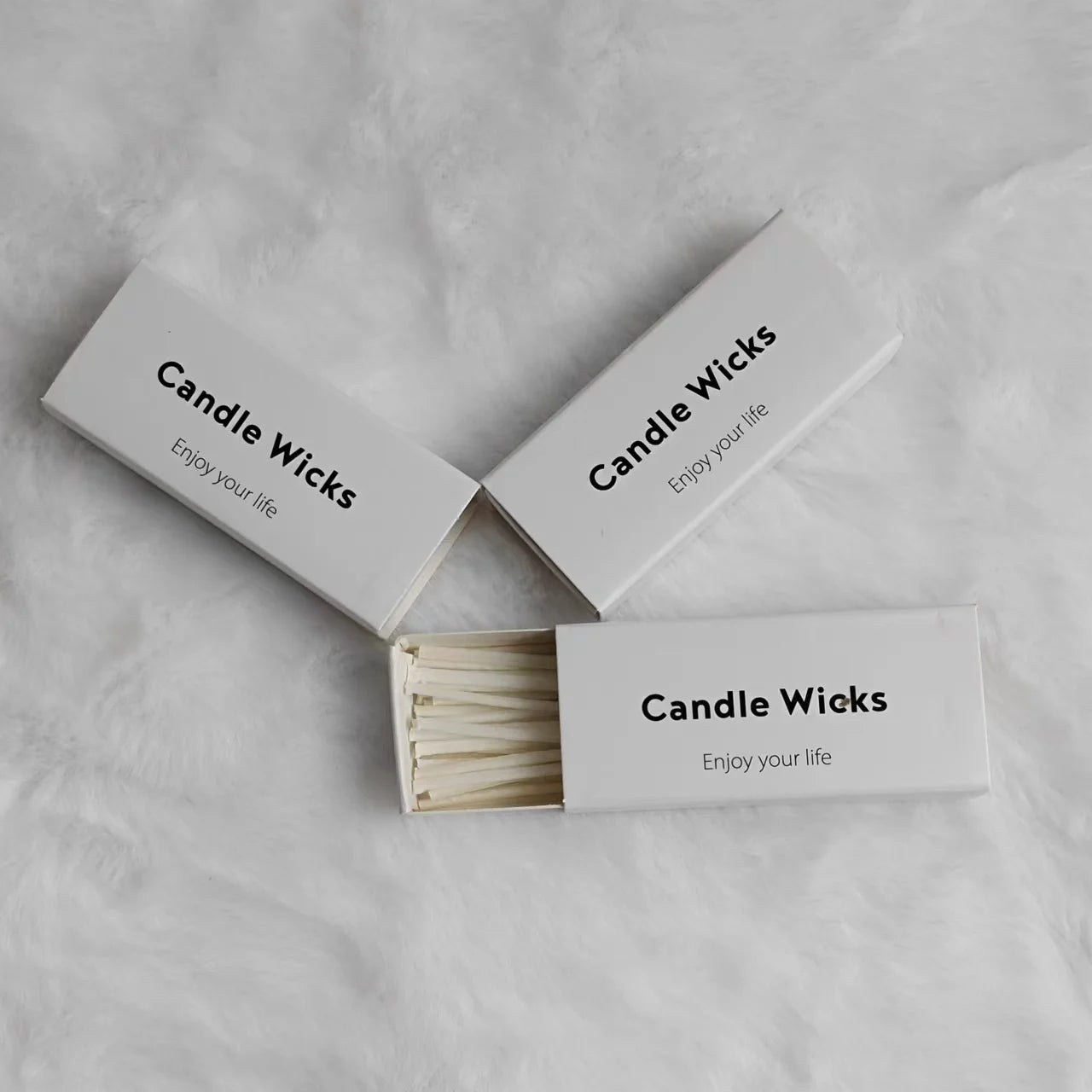 6cm Candle Wick Packed Cardboard Box for Candle Wick Packaging