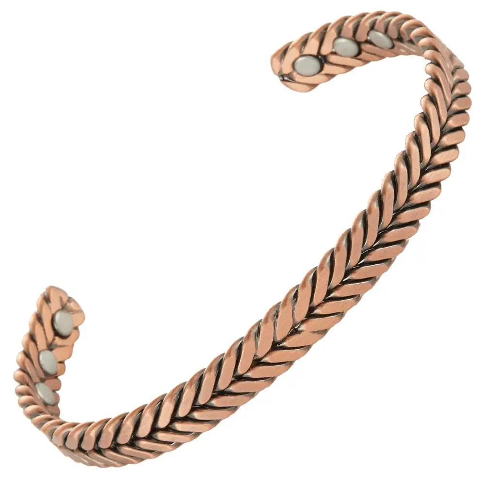 Pure Copper Gold Arthritis Therapy Bracelet Fashion Bangle Cuff for Birthday Gift Jewelry Bangles