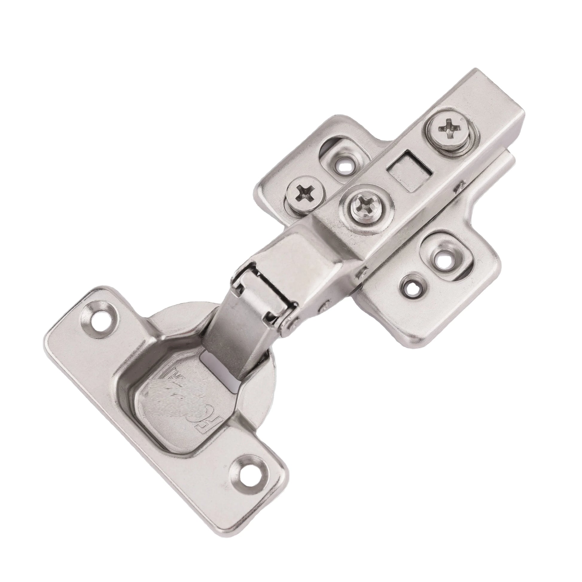 For Iron Hydraulic Soft-Closing 3D Adjustable Hinges for Furniture Wardrobe Kitchen Cabinet Bedroom & Hospital Doors