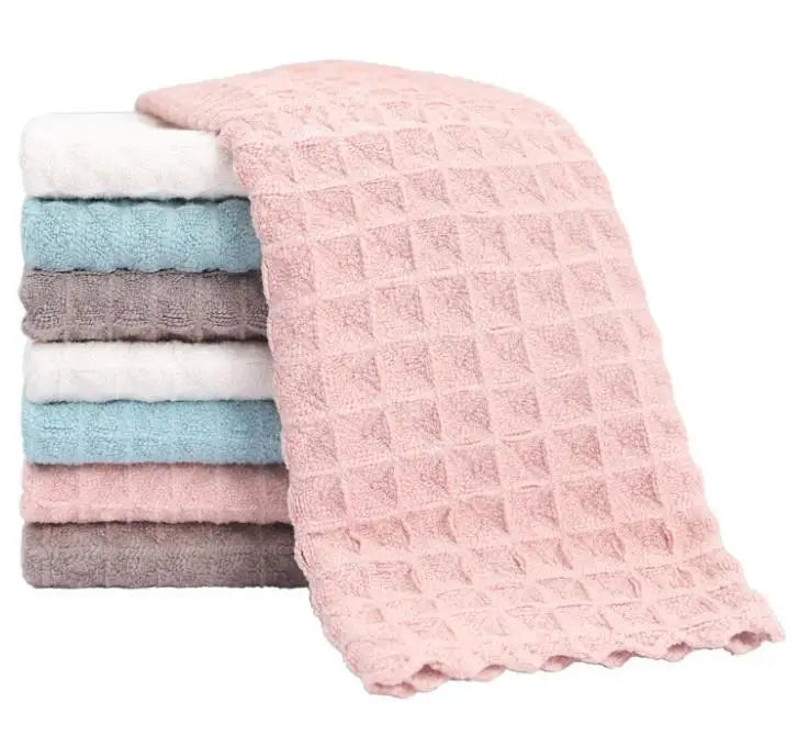 Microfiber 40*60cm Thick Waffle Weave Kitchen Towels Quick-Dry Lint-Free Tea & Hand Towel Absorbent Dish Drying for Car Home 
