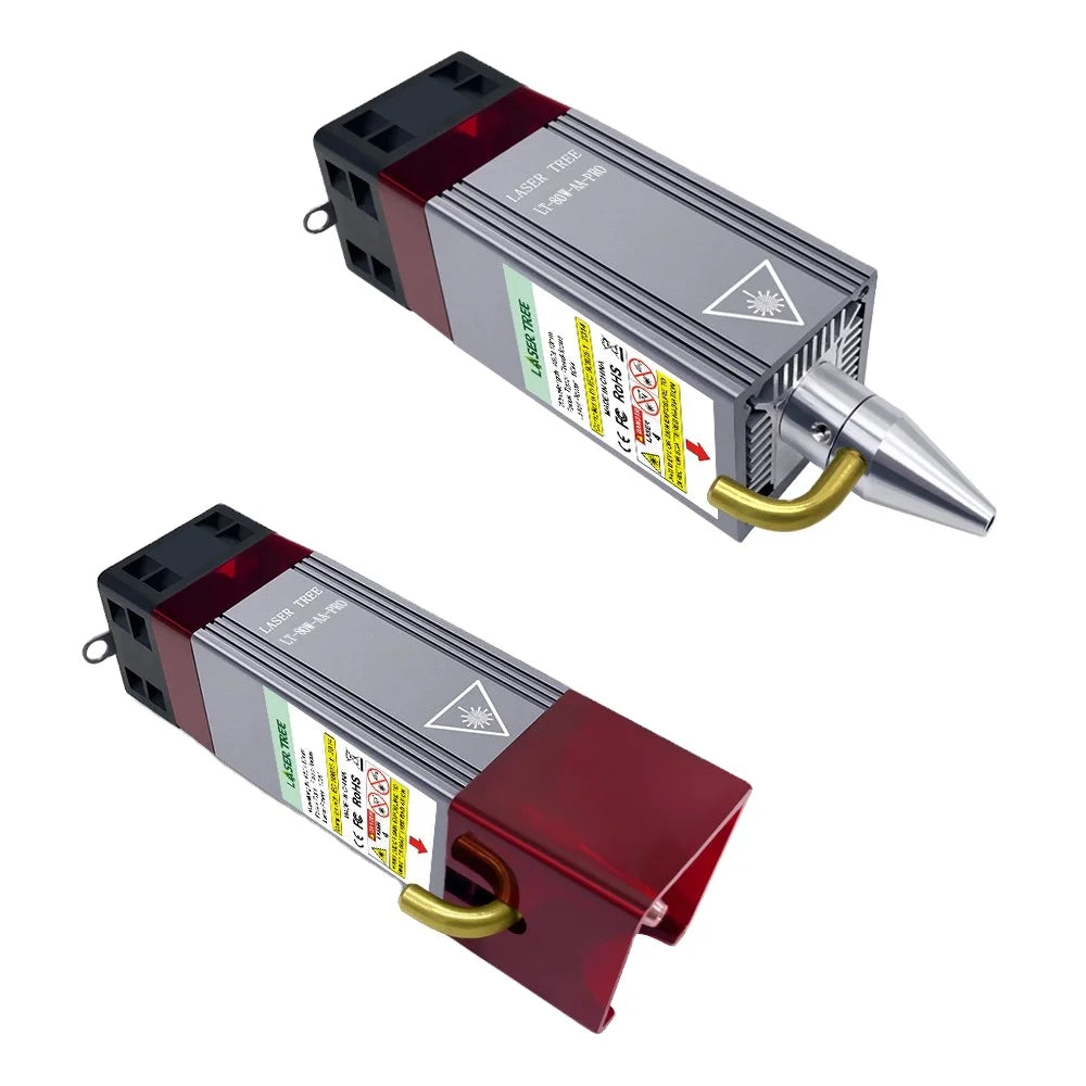 LASER TREE 10W Optical Power Laser Engraving Head Module Air Assist 450nm Compressed Spot Technology for Home Use and Retail