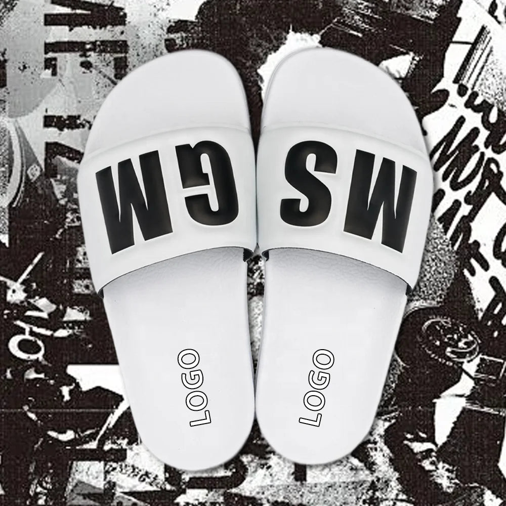 Wholesale Custom Logo Men's Summer Sandals Waterproof and Anti-Slip EVA Slippers for Spring