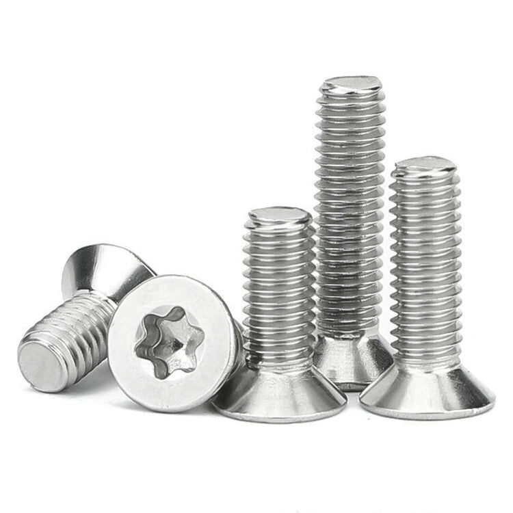 M2 M2.5 M3 M4 M5 M6 M8 ISO14581 Stainless Steel A2 Torx Drive Flat Head Machine Screw Torx Countersunk Head Screws