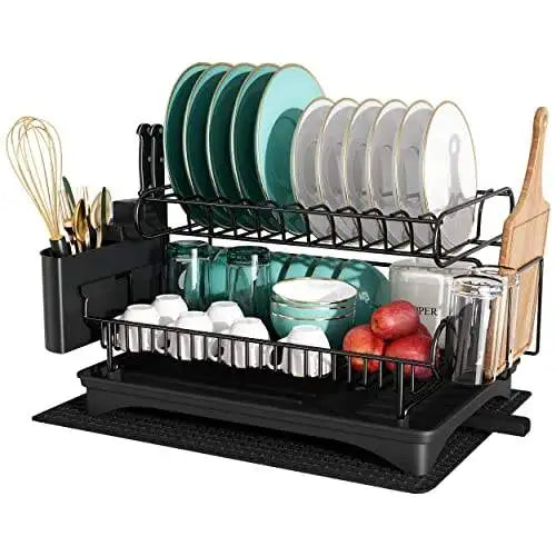 Hot Selling Stainless Steel Dish Drying Rack Kitchen Tableware Drain Basket Freshness Preservation Food Container for Present