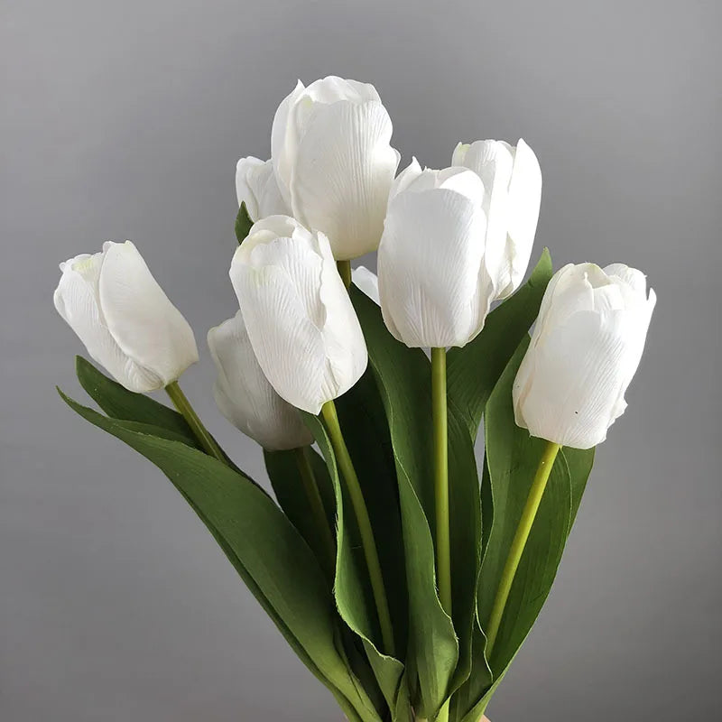 A090 Wedding Decoration Artificial Flowers Tulips Real Touch Flowers Decoration Garden Home Decoration Planning Scheme