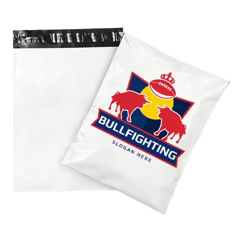 RONGWEN Custom Padded Strong Green White Black Freezer Plastic Satchel Poly Mailer Bags With Logos