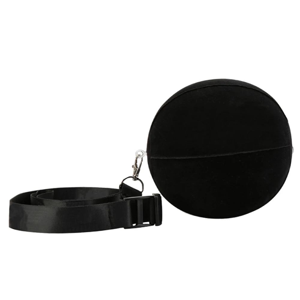 Golf Swing Trainer Ball Smart Inflatable Training Tool Assist Posture Correction Black 15cm Environmental Friendly Flocking