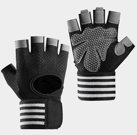 Ollas Half Finger Breathable Cycling Glove Bicycle Gloves Bike Anti Slip Shock Breathable Half Finger Gloves