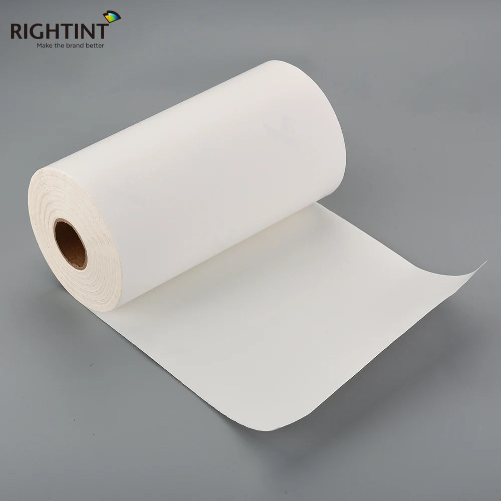 Flexography 75g Matt White PP Synthetic Paper Water Activated Acrylic Adhesive 60 Micron Glassine Label Stickers for Masking 