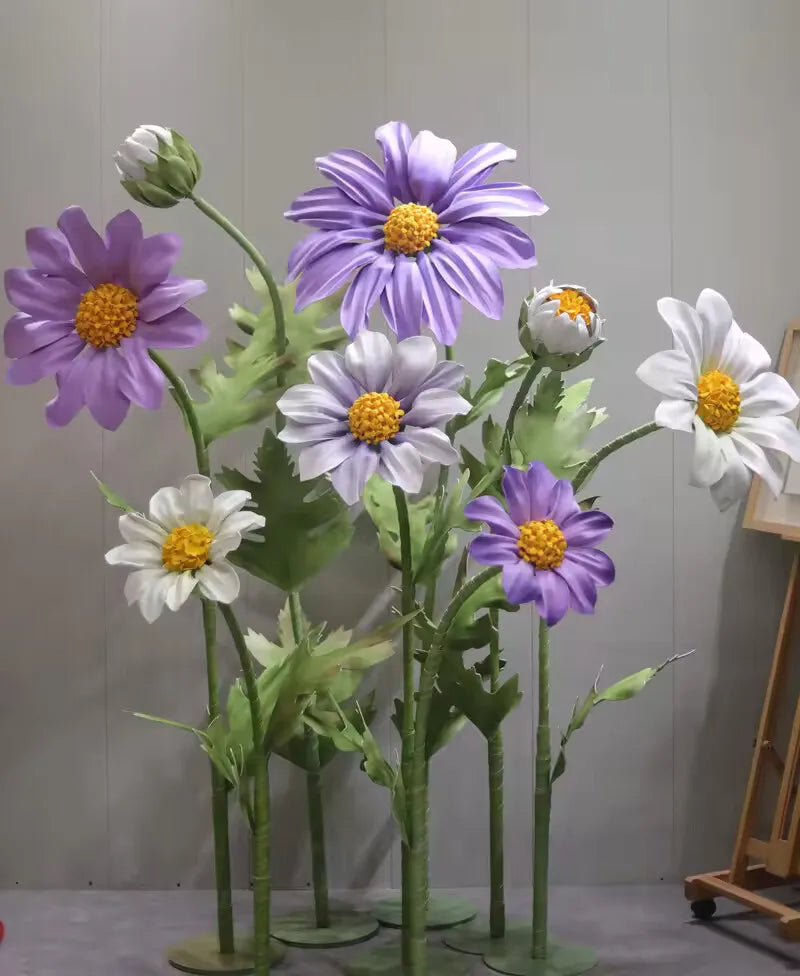 P-011Wedding Supplier Artificial Flowers Large Size Paper Giant Flowers and Plants Decorative Flowers for Wedding Event Party