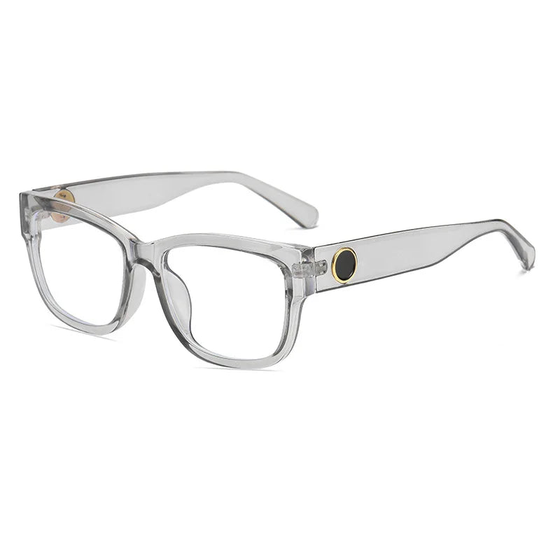 Korean Plain Glasses for Ladies Eyeglasses Frame Vintage Uv400 Protection Anti Blue Light Glasses Unisex Mirror Flat Lens