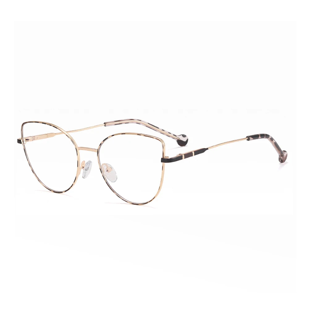 Sparloo 81152 Stainless Steel Metal Anti Blue Light Lens Cat Eye Eyeglasses Frames for Women 2025