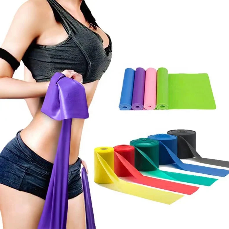 Yoga Resistance Bands Eco Friendly TPE Material for Stretching Home Gym Workout Portable Fitness Training
