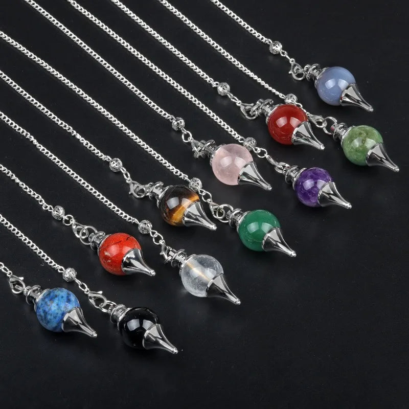 Hot Sale Crystal Sphere Pendant Crystals Wholesale Bulk Healing Stones Gems Spiritual Products Meditation Fengshui Ornaments