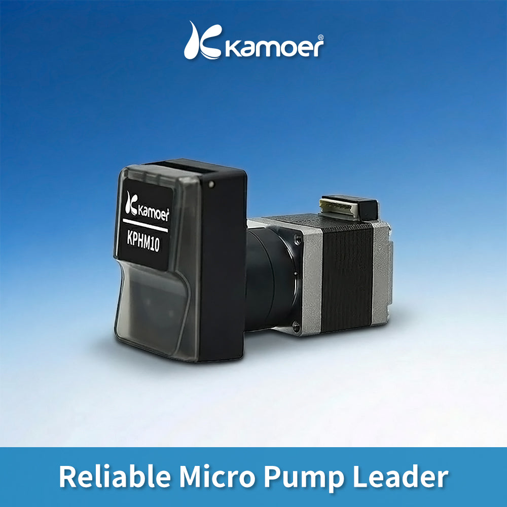 Kamoer KPMP10 5.9ml/min Low Flow Rate Stepper Motor Micro Peristaltic Pump for Single-Use Bioreactor