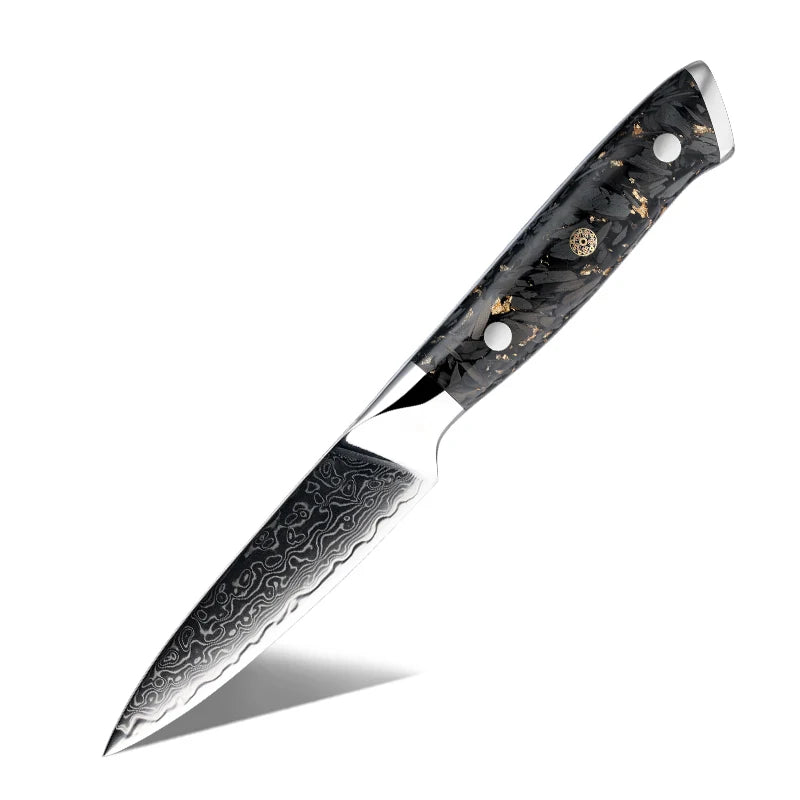 Grandsharp Hot Sell Damascus Premium Paring Knife Professional Japanese Kitchen Knife  New Arrival Fruit Knife