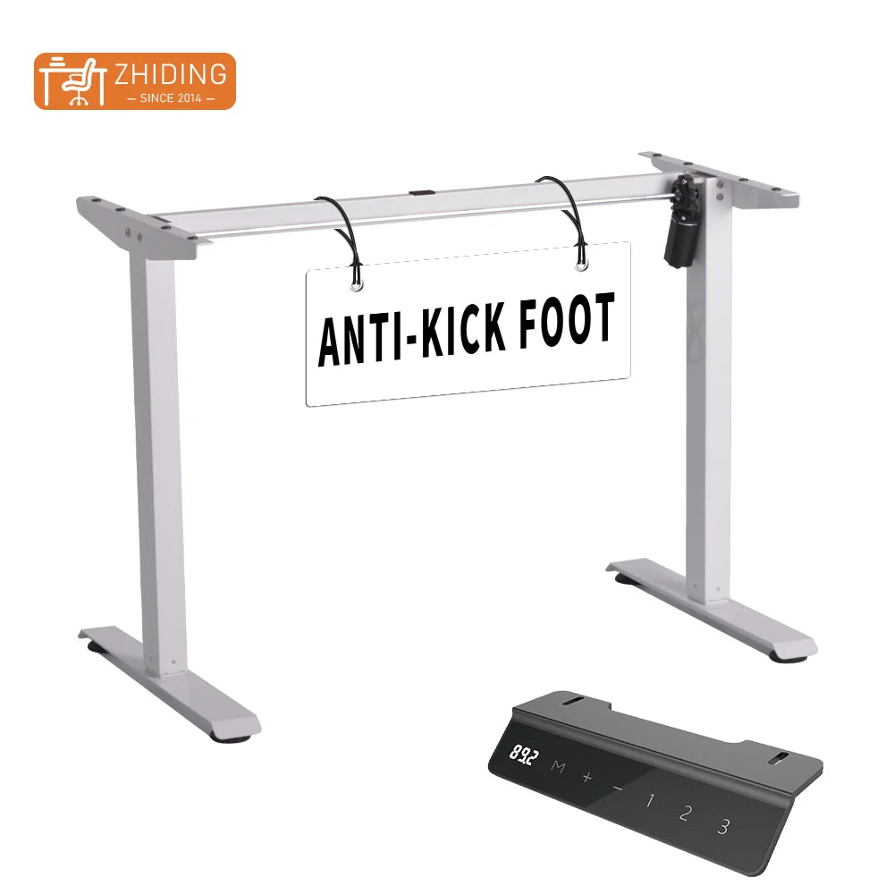 Office Furniture Modern Adjustable Height Desk Frame Sit Stand Desk Electric Stand up Desk Frame With Single Motor