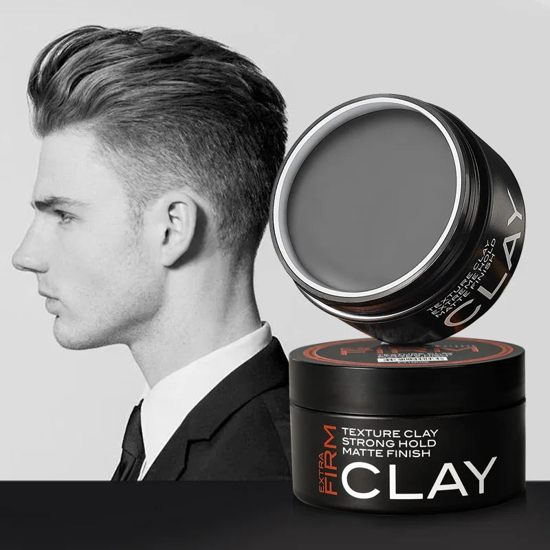 Barber Shop Salon Men Hair Care Styling Products Hair Clay Wax Hair Edge Control Matte Paste Private Label