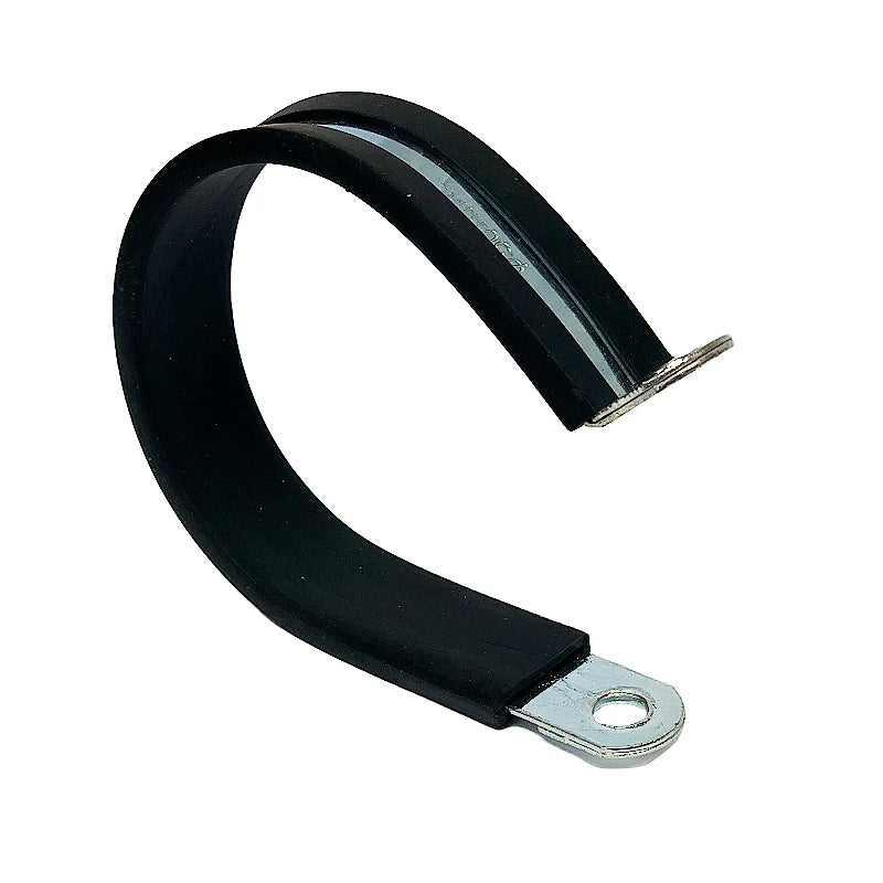 Hot Sale Custom Size for Securing Pipes Hoses Cables P-Type Rubber Cushioned Insulated Hose Clamp