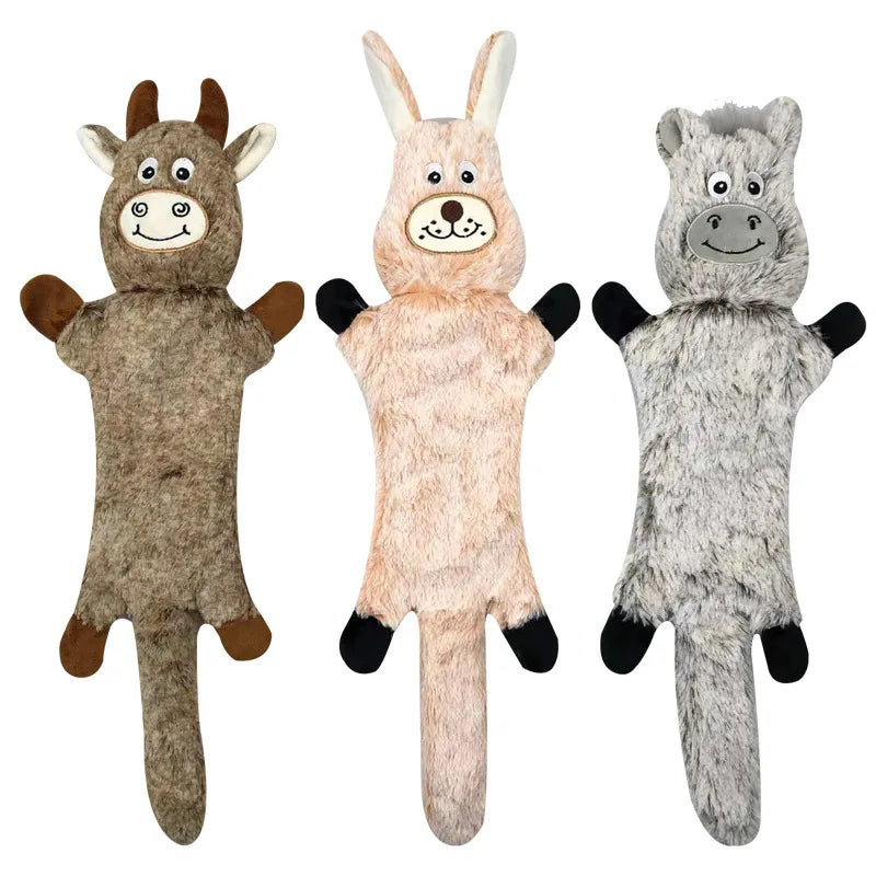 Pet Toys for Dogs Plush Chewing Dog Toy Squeaky Interactive Bite-resistant Cute Puppies Toys Pet Supplies