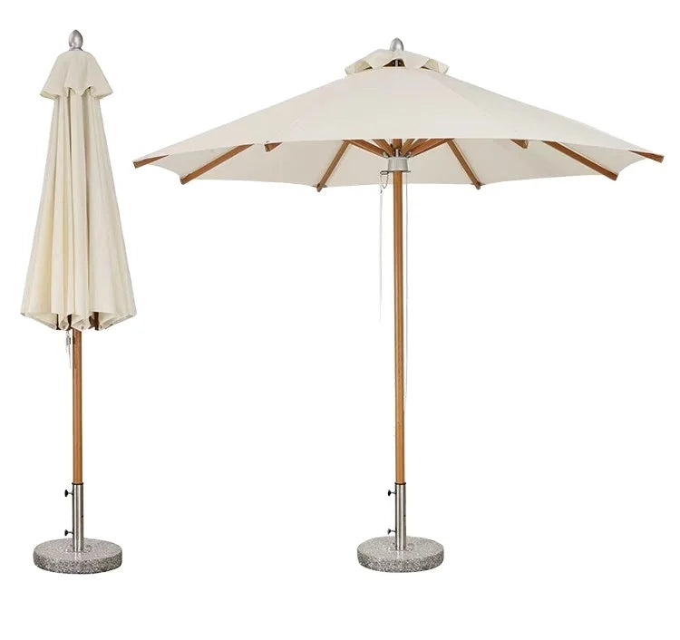 Beach  Double Top Mid Pole Umbrella 3m Flower Wedding Umbrellasa Decoration Custom Jumbo Print Umbrella Wall Mounted Outdoor
