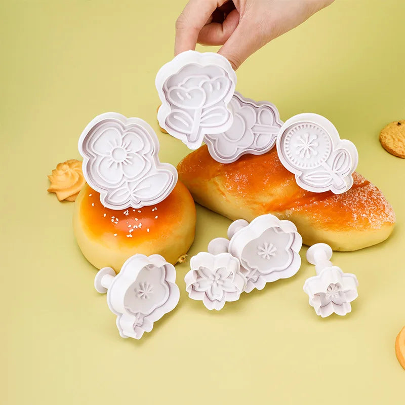 2024 Flower Spring Mold Cookie Cutter Molds Diy Cake Decorating Tool Flower Shape Cutter Cookie Cutter