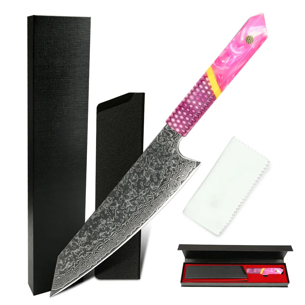 Kitchen Knives Damascus Steel Damascus Knife 67 Layer Japanese Forged Damascus Knife