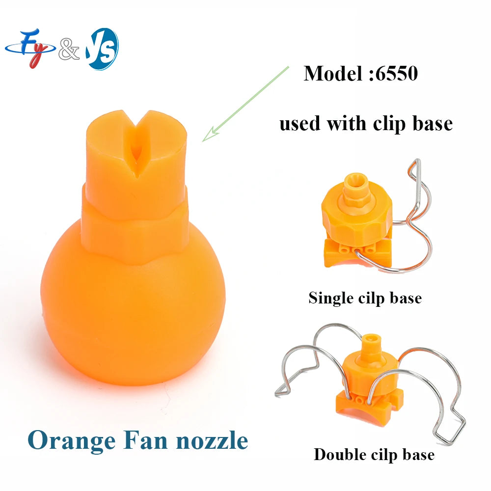 Pre-treatment Clip Nozzle Industrial Clip Spherical Sprinkler Head Universal Adjustable Fan-shaped/Cone Plastic Cleaning Nozzle