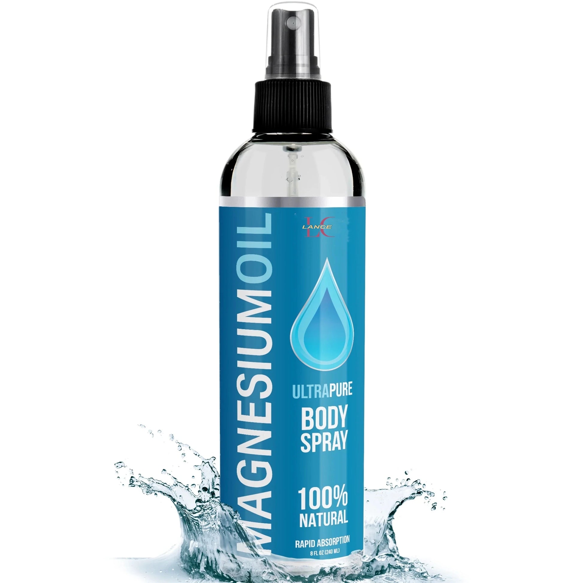Private Label Pure Essential Oil Magnesium Chloride Spray for Sore Muscle Relief Body Care High Effective Odourless Customize