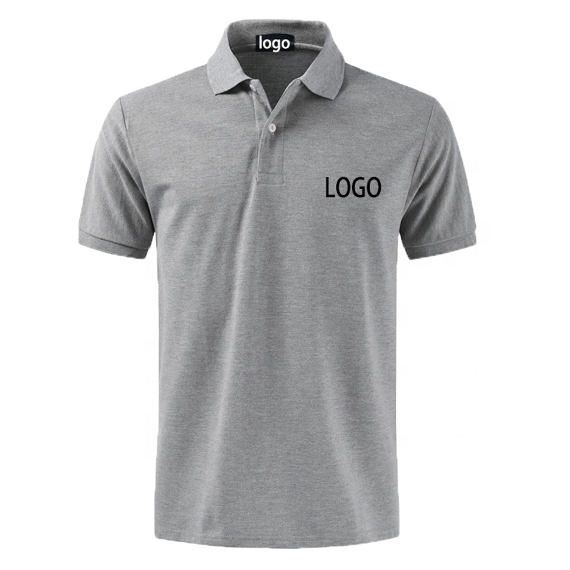 High Quality Breathable Custom 230g Embroidery Knitted Plaid Golf for Shirts Slim Fit Eco-Friendly Unisex Cotton Polyester