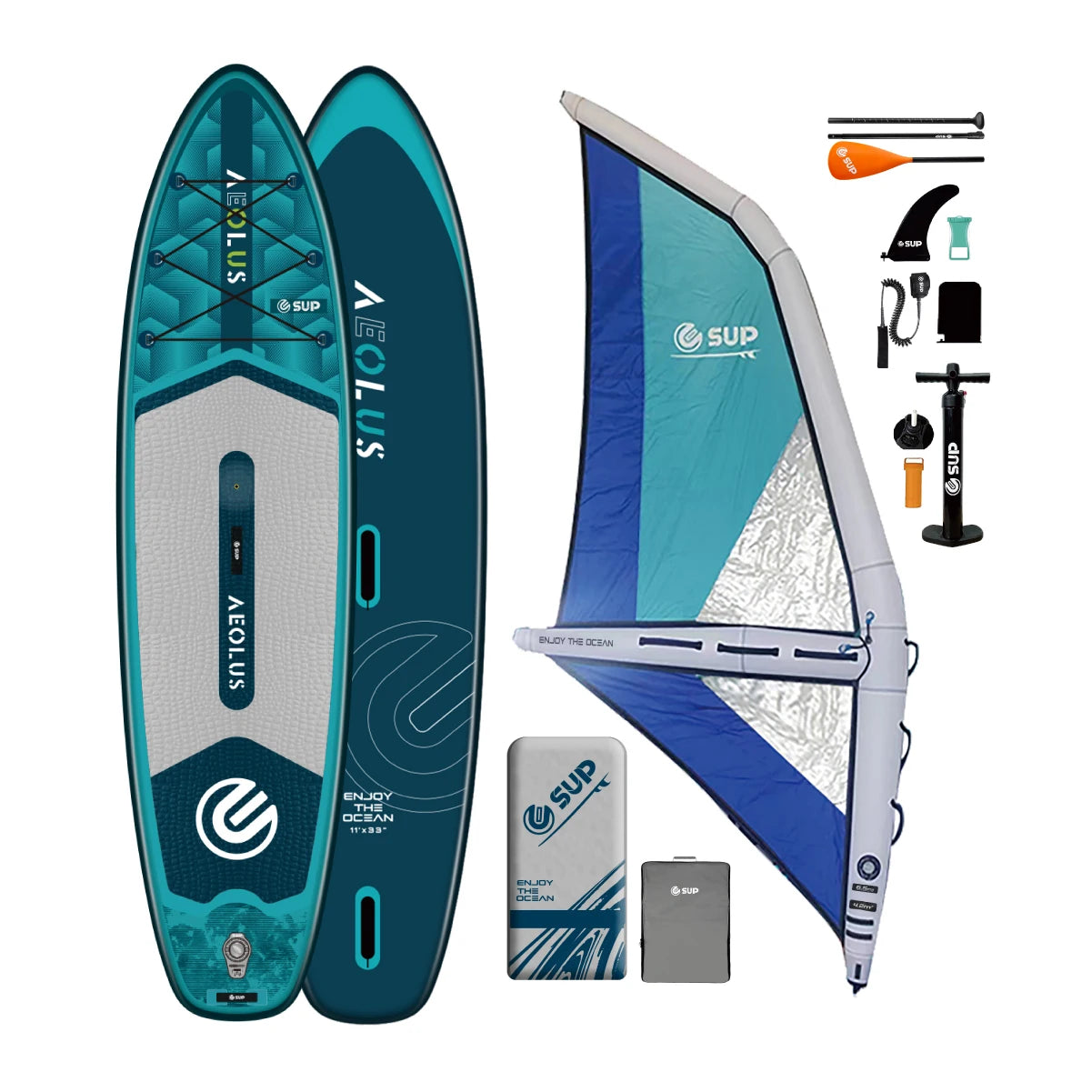 OEM 4.2 m Inflatable SUP Paddle Board for Windsurfing Wind Surfing Sail Windsurfing sup Water Sport