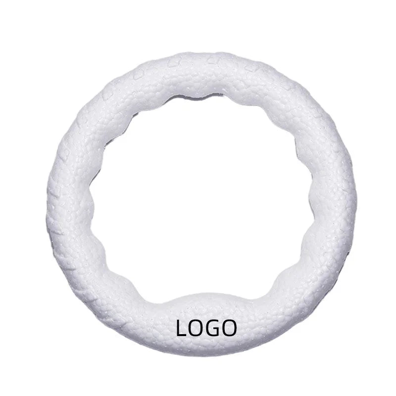 New ETPU Solid Light Weight Durable Dog  Indestructible Pet Chew Toy Ring Bite Resistant Indestructible Ring Ball Dog Toy