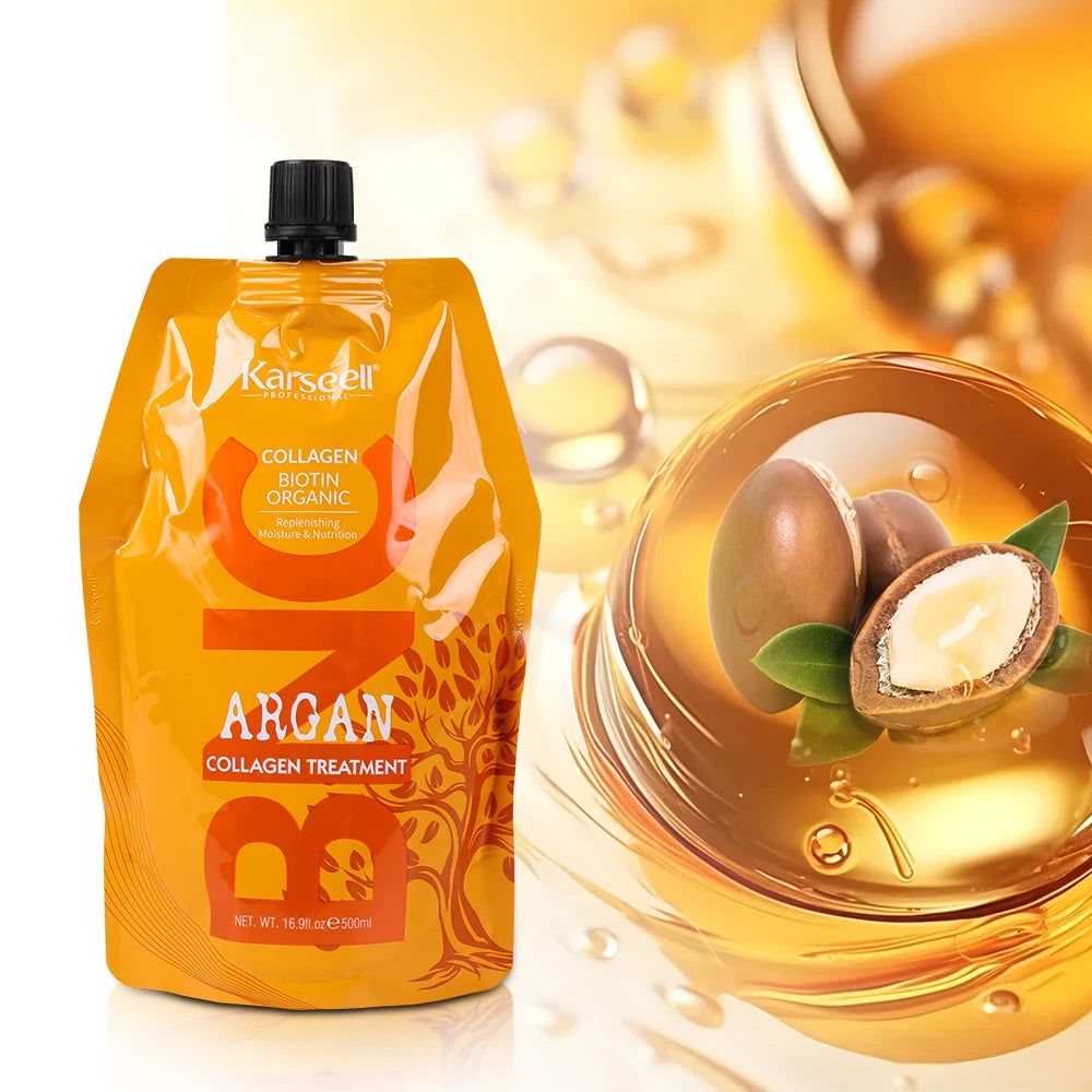 Karseell Private Label Hair Removal Mask Biotin Argan Oil Hair Treatment Collagen Hair Mask