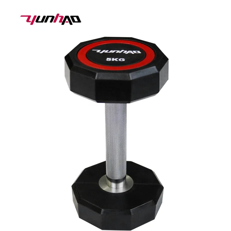 Yuncheng High Quality Custom Logo 2.5-70KG Gym Home 10-sided CPU Dumbbells