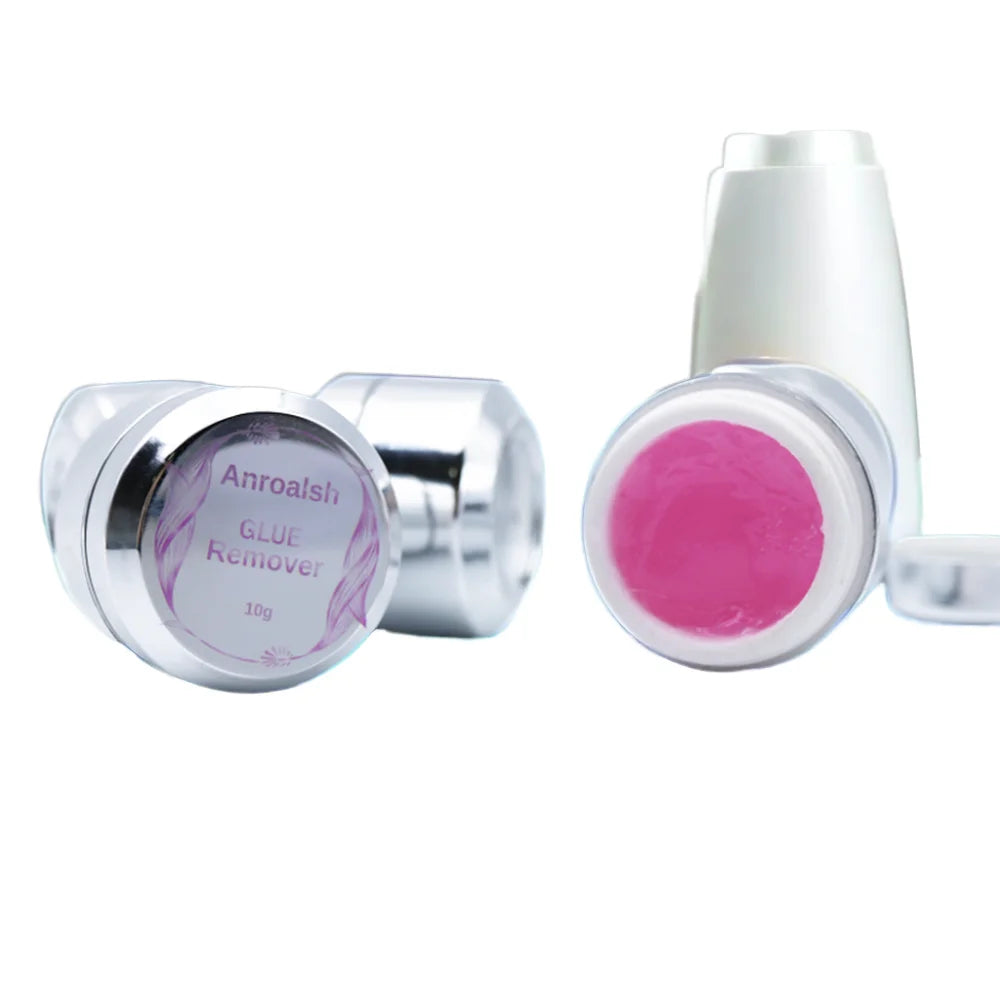 Professional 10g Pink Custom Logo Eyelash Glue Remover Cream Makeup Tools for Eyelash Extension by Anrolash