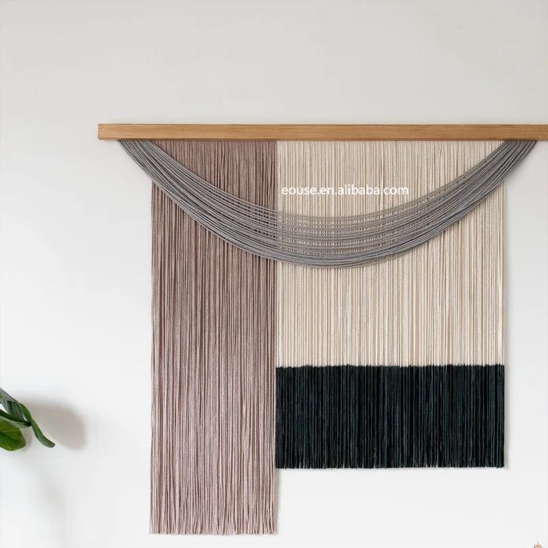 HOT SALE 2024 NEW BOHEMIAN  Wall Hanging Woven Tapestry Large Fiber Art  Tie Dye Wall extra Long Tapestry Art for Home Decor