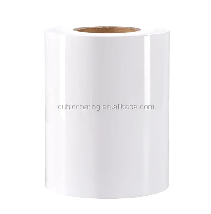 Inkjet PP PET Synthetic Paper Roll Glossy Matt White Self Adhesive Waterproof Vinyl Sticker Paper Jumbo Roll