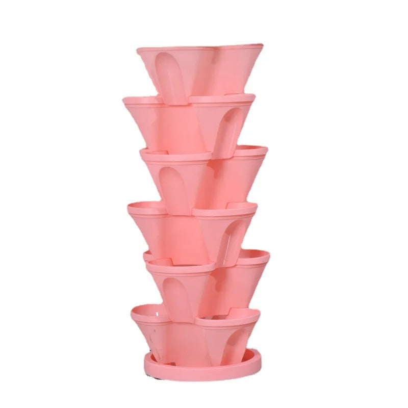 A Three-dimensional Multi-layer Planting Box for Vegetable Planting Strawberry Potted Pot Balcony Vegetable Planting  Pot