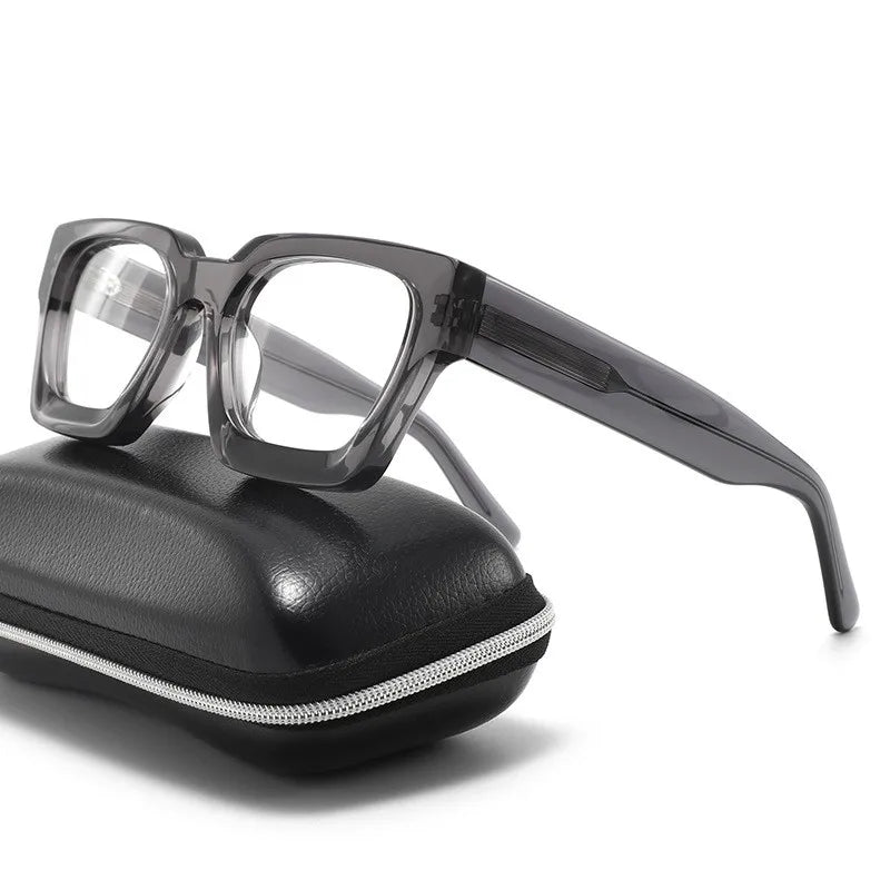 Top Quality Fashion square Acetate Frame Eyewear Optical Glasses Frames for Men Women